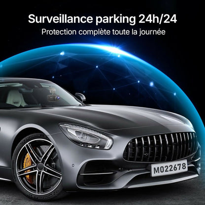 Dashcam 4K Pro – Enregistrement Ultra HD avec caméras avant/arrière, vision nocturne et surveillance 24h/24